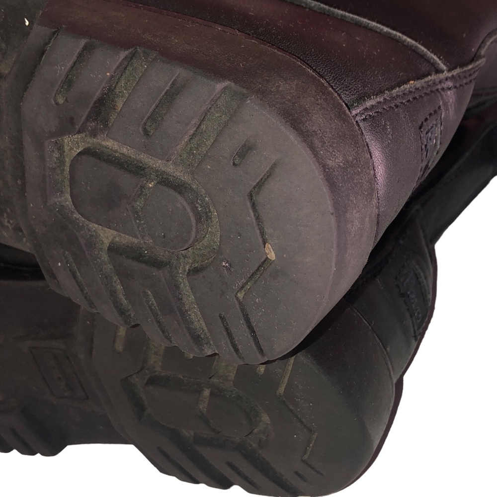 Polo Ralph Lauren Ranger Combat Black Lace Up Buckle Boots Size 5.5 - Picture 8 of 9